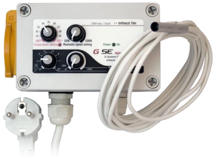 FC02210EU - DIGITALER LÜFTERREGLER 1 KANAL TEMPERATUR UND HYSTERESE 10A EU (1 LÜFTER)