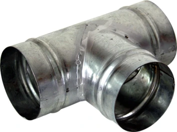 TM150ZN - VENTS - JUNCTION TEE FOR AIR CONDUCTORS IN GALVANIZED IRON | Ø 150mm