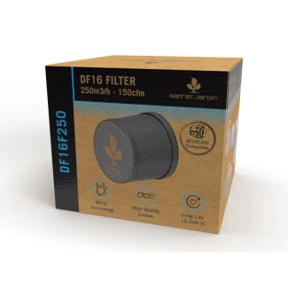SECRET JARDIN - CARBON ACTIVE FILTER DF16F250 | 250m3 / h