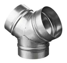 TMY200ZN - VENTS - Y-CONNECTOR FITTING FOR ZINC PLUGS | Ø 200mm