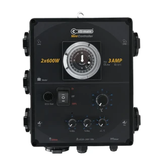 MH3 - CLI-MATE - MINI CONTROLADOR | LUCES 2X600W TEMPERATURA | 3A