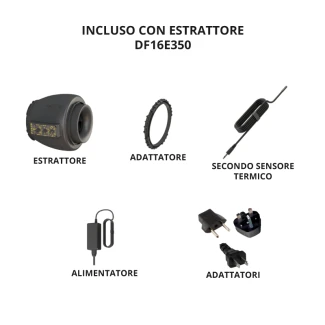 SECRET JARDIN - ESTRATTORE DF16E350 | 150/250/350m3/h